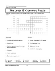 Crossword Puzzle for ELLs
