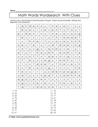 2-Digit Vocabulary Wordsearch