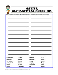 Matter Alphabetical Order-01