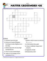 Matter Crossword 05