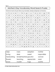 Mother's Day Word Search 10