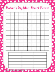 Mother's Day Blank Word Search01