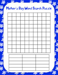 Mother's Day Blank Word Search02