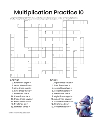 Multiplication Practice 3rd Grade 10