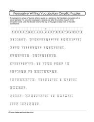 Cryptogram Puzzles Learn With Puzzles