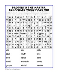 Properties-Word Maze-Scrambled#02