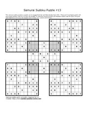 Fiendish Sudoku Puzzle