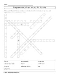 Theme Based Word Fit Puzzle