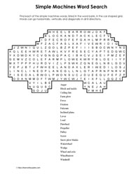 Car Shaped Word Search Puzzle