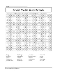 Social Media Word Search