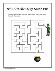 St. Patrick's Day Maze New #01