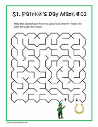 St. Patrick's Day Maze New #02