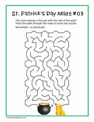 St. Patrick's Day Maze New #03