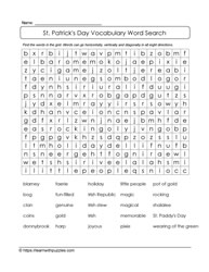 St. Patrick's Day Word Search #02