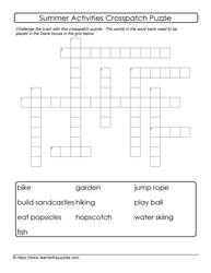 Summer Crosspatch Puzzle #01