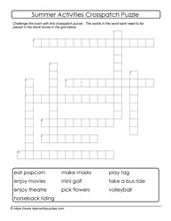 Summer Crosspatch Puzzle #05