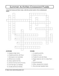 Summer Crossword Puzzle #06