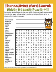 Word Search Hidden Message Printable #02