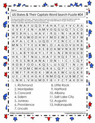 USA States and Capitals Puzzle