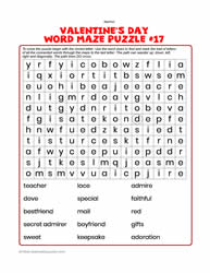 Valentine's Word Maze #17