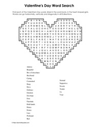 Valentine's Word Search #04