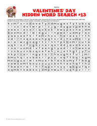 Hidden Words Word Search #13