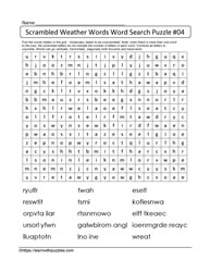 WordSearch and Weather