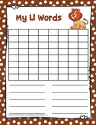 Word Search Activity Letter L
