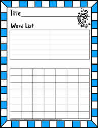 Word Search Template #02