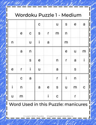 Wordoku Puzzles #01
