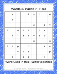 Wordoku Puzzle #07