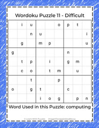 Wordoku Puzzle #11