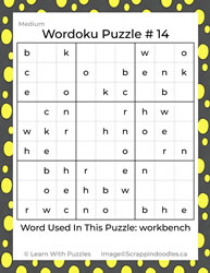 Wordoku Puzzle #14