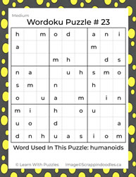 Wordoku Puzzle #23