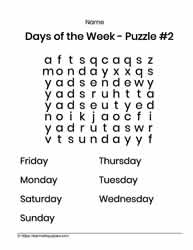 K-2 Word Search #09